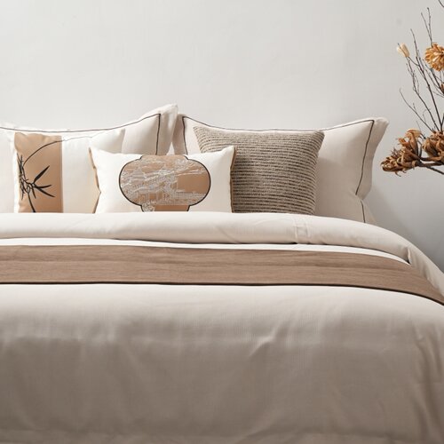 新中式宋式美学样板房床品