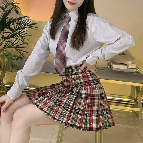 亮片高腰显瘦百搭风半身裙子