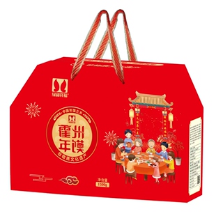 山西特产 霍州年馍  绿和祥福精品装16个 1.5kg