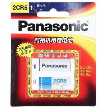 松下 Panasonic 2CR5 相机用锂电池 胶片单反 新包装 3C数码配件 数码相机电池 原图主图