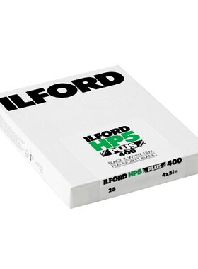 英国 ILFORD 依尔福 HP5 黑白 4X5 页片 4*5胶卷 400度 25张 2027