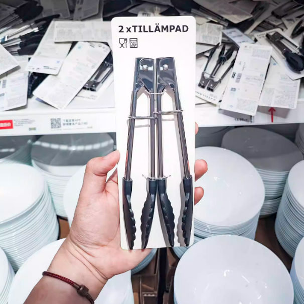 IKEA宜家 缇兰帕德食品夹防滑耐高温厨房烘焙烧烤夹取工具特价,厨房/烹饪用具,烧烤夹/叉/铲/针,淘宝优惠券,粉丝福利购,淘宝优惠卷