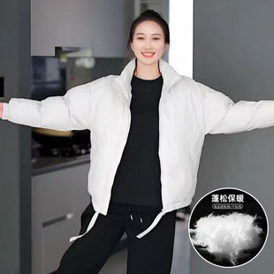 羽绒棉服男款冬季加厚潮牌高级感短款美式工装外套立领冬装面包服