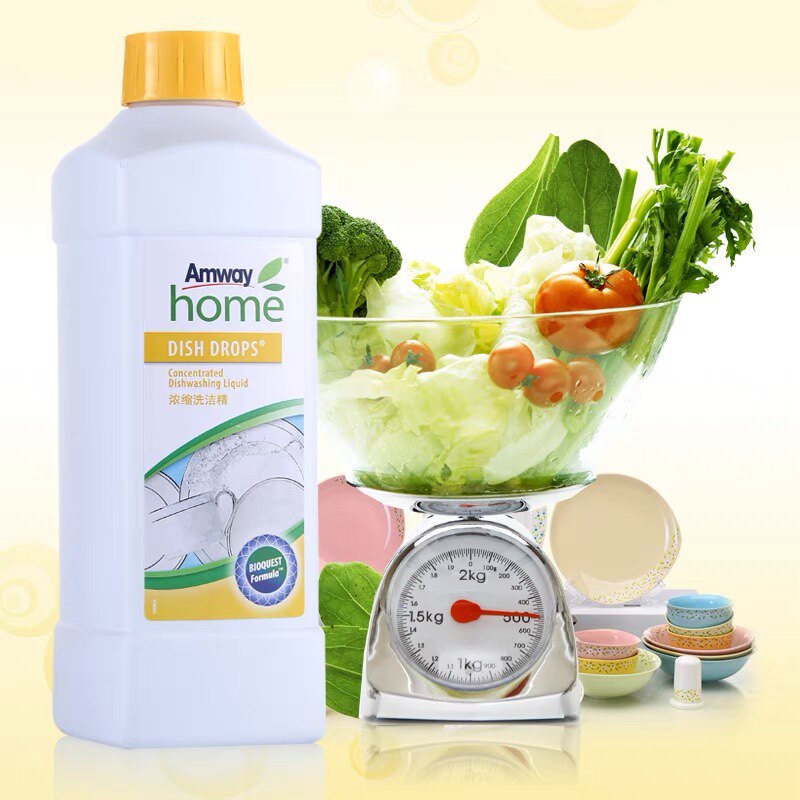 安利碟新浓缩洗洁精优安利爱果蔬厨房餐具去油污洗碗液不伤手通用