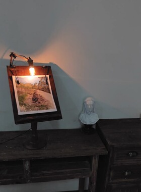 北欧实木中古琴谱架桌面高级感中古杂志架子简约复古报刊阅读书架