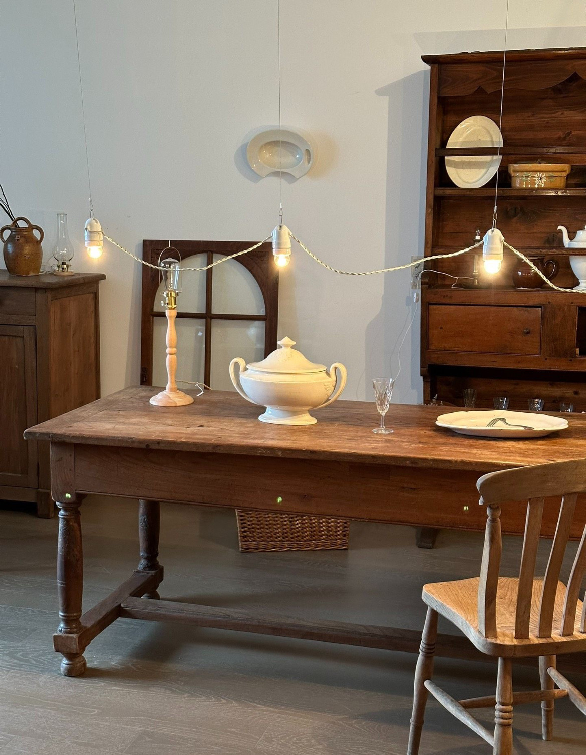 法式复古陶瓷多头吊灯啡厅民宿造型灯米白色编织线造型复古氛围灯,家装灯饰光源,酒店/宴会厅/餐饮吊灯,淘宝优惠券,粉丝福利购,淘宝优惠卷