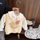 婴儿马甲女童毛衣2025新款 外穿洋气宝宝小童春秋坎肩儿童针织背心