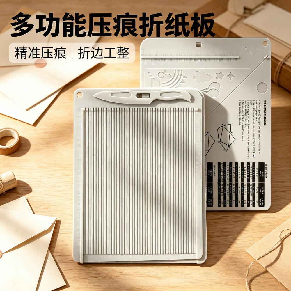 多功能压痕折纸板精准压痕折边工整高颜值手作工具 *