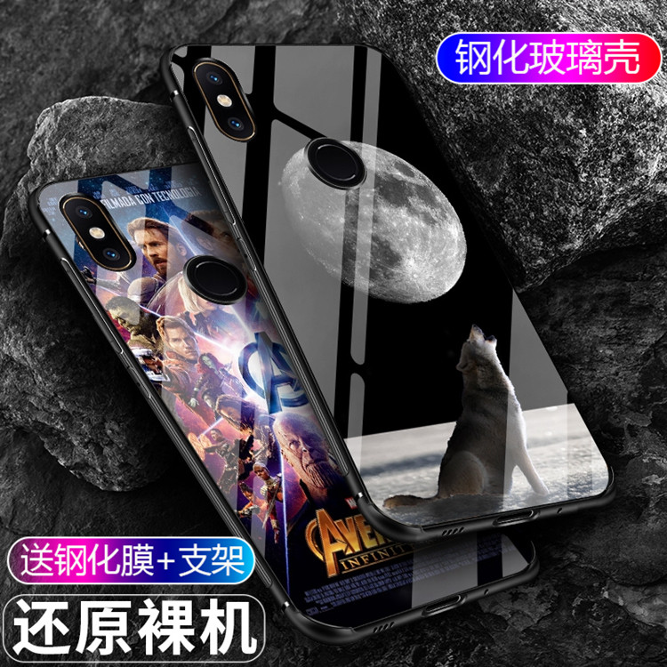 小米8手机壳6.21寸mi8玻璃套xiaomi8电影潮寸mi8se男女全网通ml8