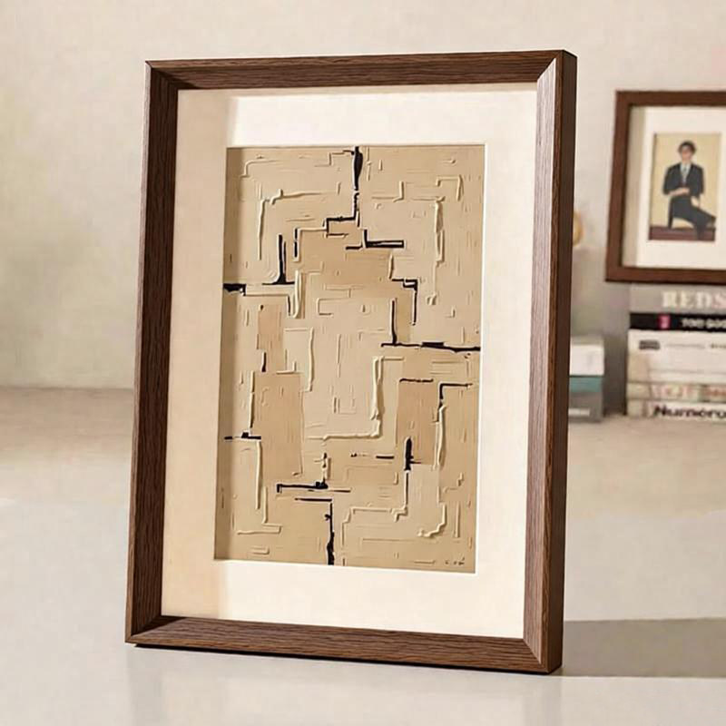 实木相框定制任意尺寸 画框装裱海报框拼图挂墙摆台
