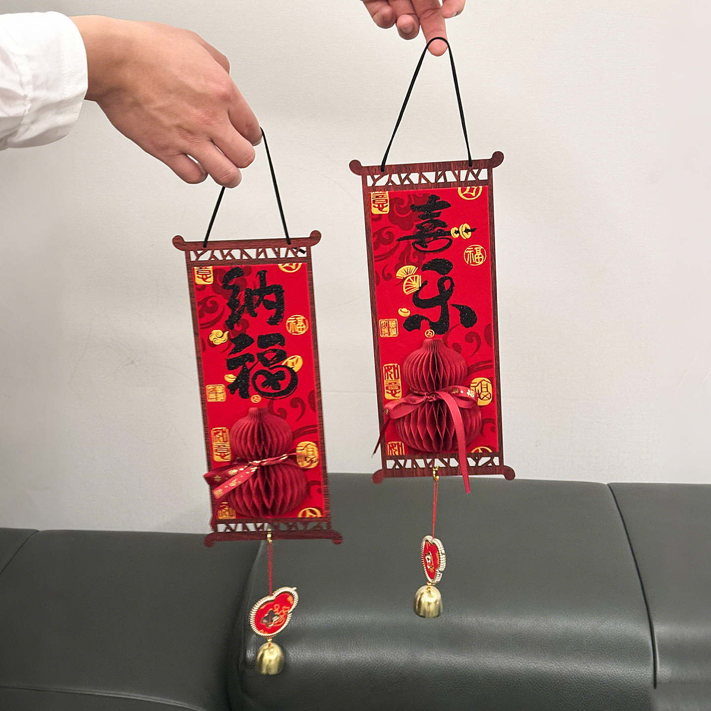 马年装饰挂件木框对联2026新款入户门挂饰春节新年客厅背景墙相框,节庆用品/礼品,对联,淘宝优惠券,粉丝福利购,淘宝优惠卷