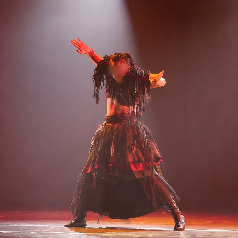 文化中国双创大赛《牦牛》民族舞独舞同款舞蹈演出表演服专业定制