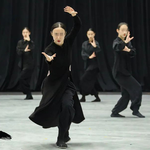 艺考《咏春》武术舞蹈演出服宗师表演练功专业定制飘逸太极舞服2