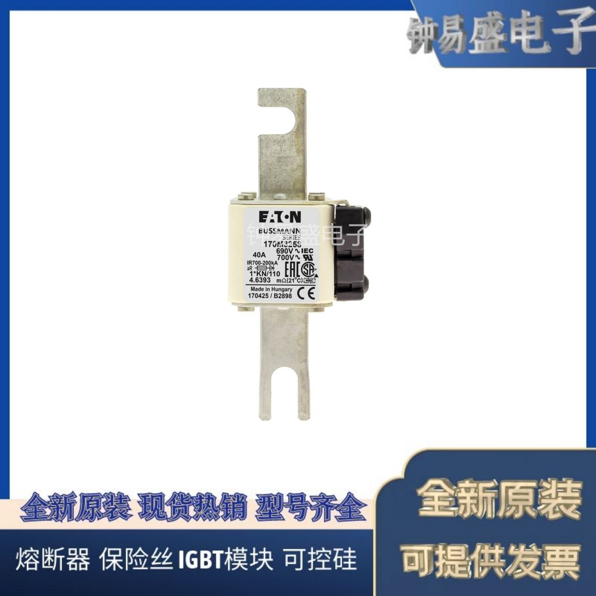 Bussmann熔断器170M3258 170M3259  170M3260 170M3261