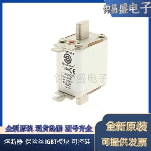 170M2682 Bussmann熔断器125A 1000V DIN OOAR
