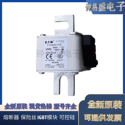 COOPER BUSSMANN熔断器170M5117 690V 1100A