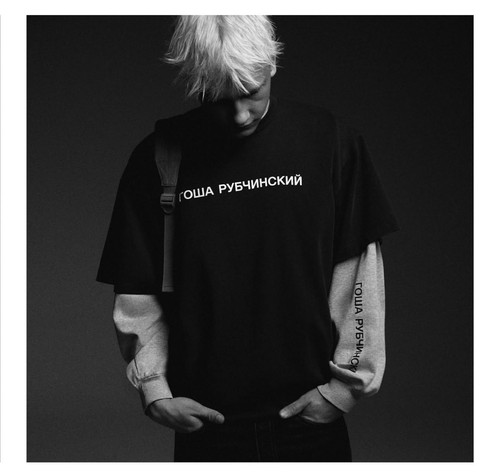 GOSHA RUBCHINSKIY 25SS  LOGO T恤衫四色