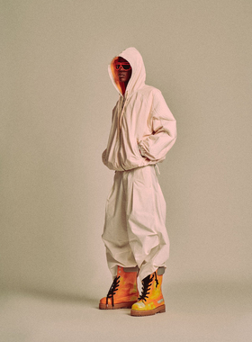 PDF 25SS JOGGER JACKET 垫肩连帽衫