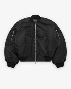 MATIÈRES FÉCALES Women's Jev Bomber Woven 拉链夹克
