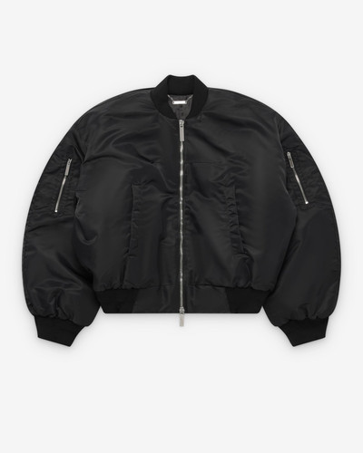 MATIÈRES FÉCALES Women's Jev Bomber Woven 拉链夹克