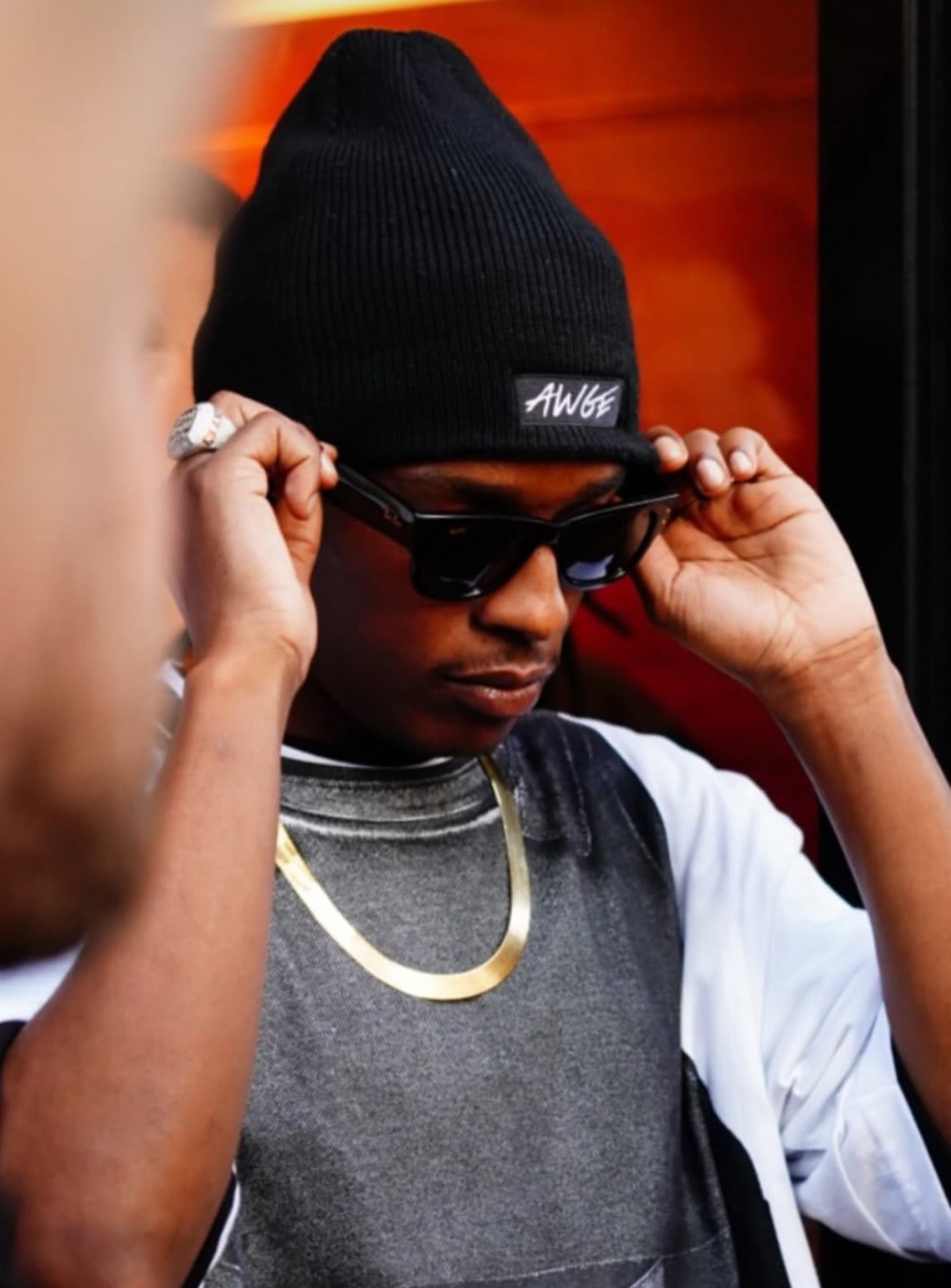 AWGE 25PFW SKULLY A$AP ROCKY同款刺绣冷帽