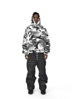 Doncare 26SS 925银扣牛仔拼接长裤