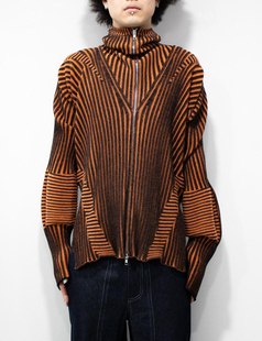25SS新款 ZIP JACKET 针织连帽衫 HEALER LUEDER KNIT