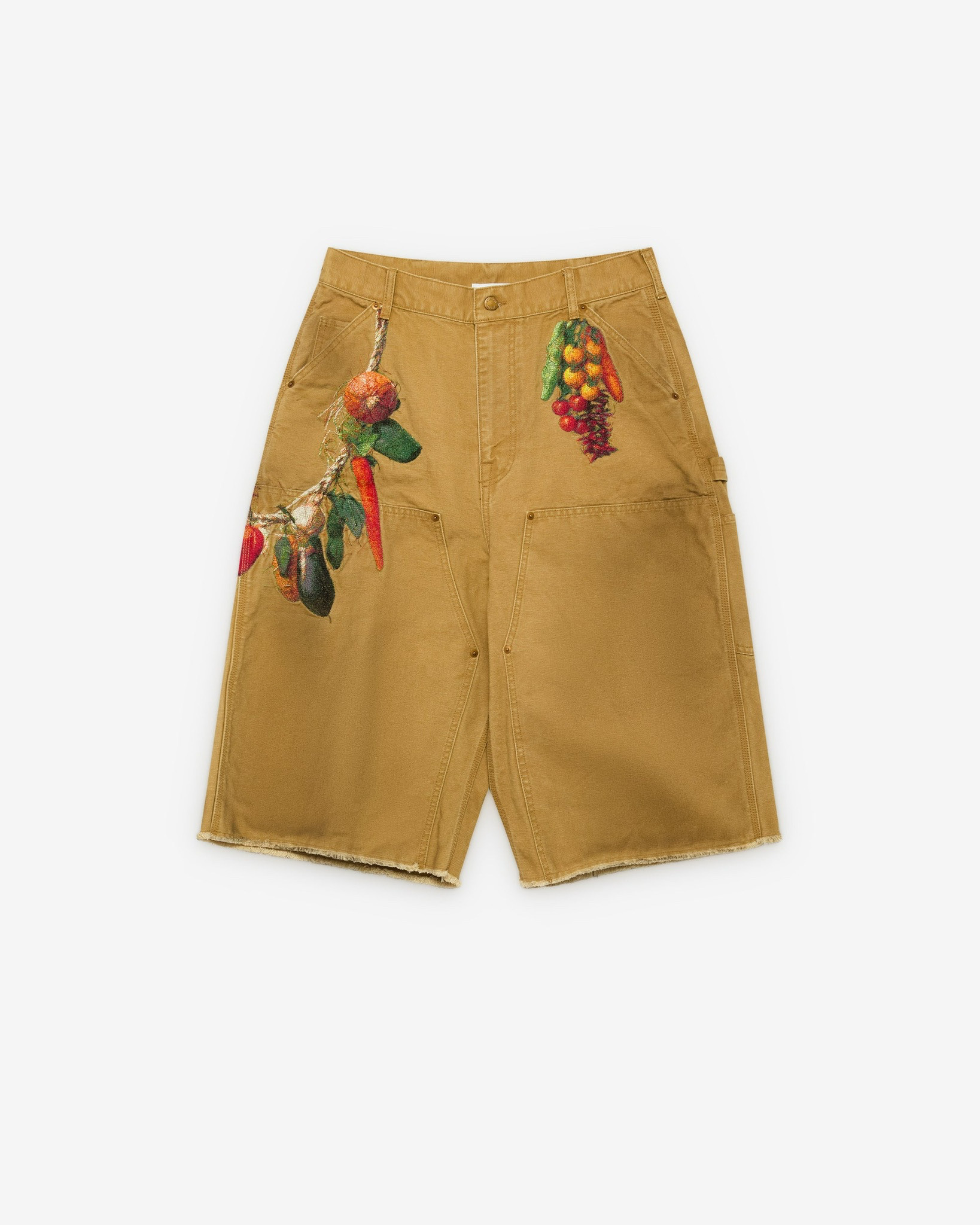 Doublet 26SS Vegetable Embroidery Shorts刺绣做旧短裤图片