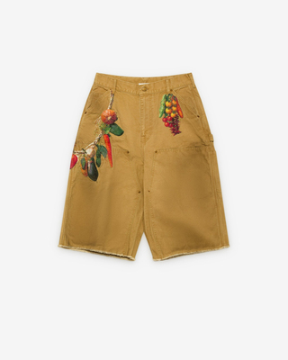 Doublet 26SS Vegetable Embroidery Shorts刺绣做旧短裤