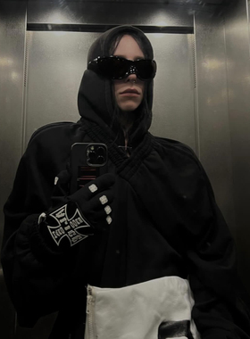 Alice Hollywood MOTO COUTURE GLOVES摩托车拼皮可触摸屏手套