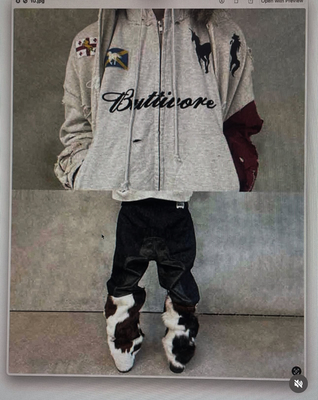 Protocol Index PANELED HYBRID DENIM PANTS拼接牛仔裤