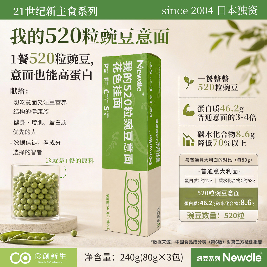 食创新生高蛋白意面轻食桑叶挂面图片