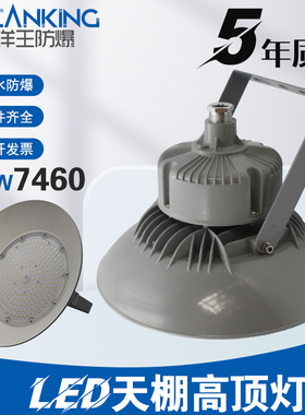 szsw7460海洋王尚为led工厂灯防爆三防高顶灯棚罩灯仓库100w200w