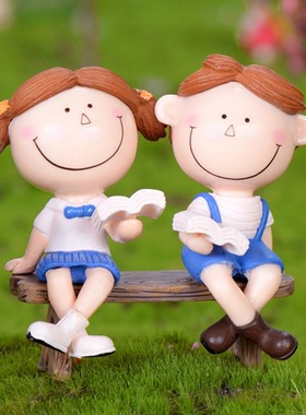 盆栽摄影可爱风蛋糕塑料小摆件