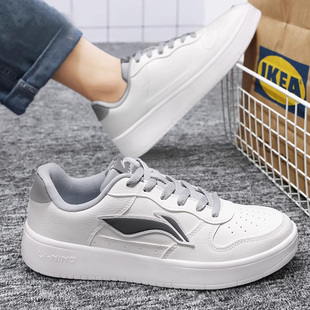 男鞋 空军一号复古鞋 李宁板鞋 浮舟2024秋冬新款 子运动休闲鞋 小白鞋