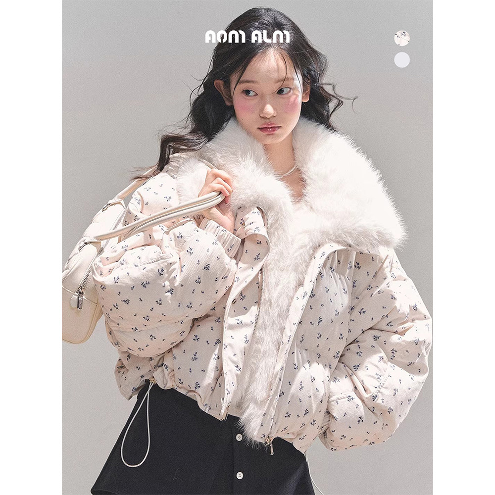 AOMALM少也眼"失语的蓝"%大用量!白鸭绒短款羽绒服保暖厚外套女冬,女装/女士精品,羽绒服,淘宝优惠券,粉丝福利购,淘宝优惠卷