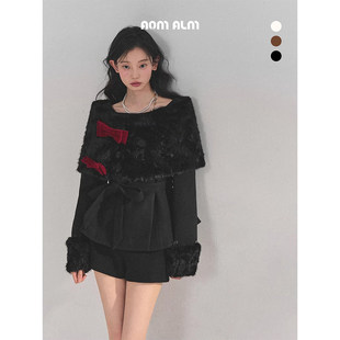 轻奢套装 AOMALM少也眼 %圣诞法式 梦境 女冬外套三件套 穿过她