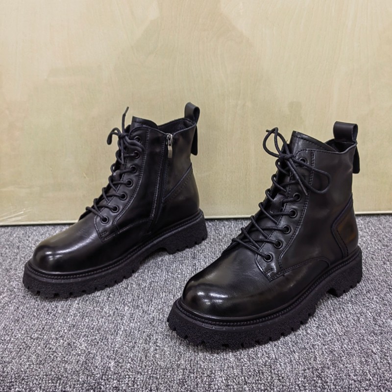 35码断码清仓处理英伦风马丁靴女黑色系带时尚厚底短靴百搭机车靴,女鞋,马丁靴,淘宝优惠券,粉丝福利购,淘宝优惠卷