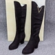 粗跟过膝长靴女侧拉链骑士靴加绒百搭时装 39码 瑕疵撤柜处理冬季 靴
