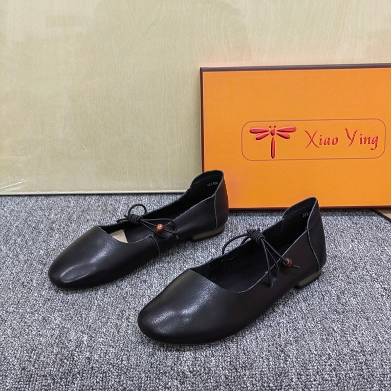 3536码清仓法式风黑色真皮玛丽珍鞋女低跟系带浅口单鞋百搭气质潮,女鞋,浅口单鞋,淘宝优惠券,粉丝福利购,淘宝优惠卷