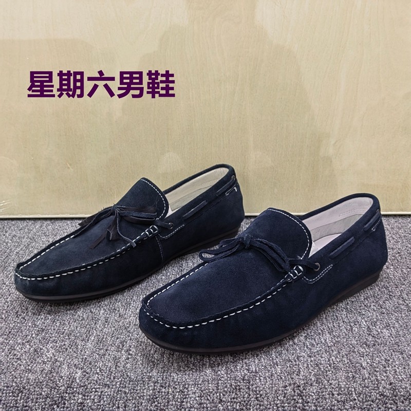 星期六43码瑕疵清仓男士磨砂豆豆鞋休闲乐福鞋一脚蹬懒人鞋舒适潮,流行男鞋,乐福鞋（豆豆鞋）,淘宝优惠券,粉丝福利购,淘宝优惠卷