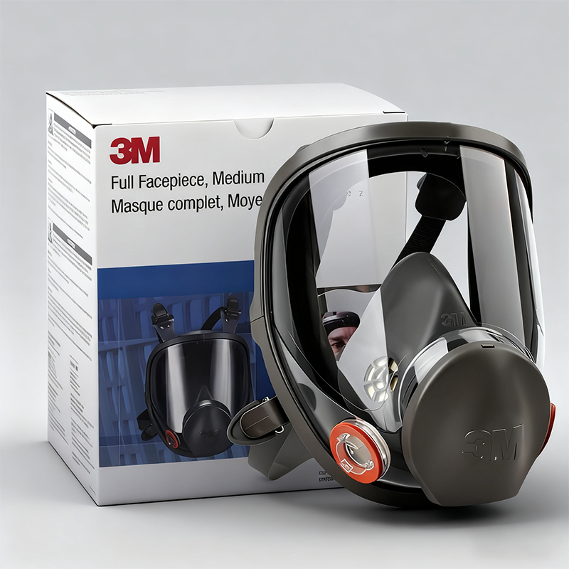 3M6800防毒面具全面罩喷漆化工防农药打磨粉尘抗甲醛工业气体防护