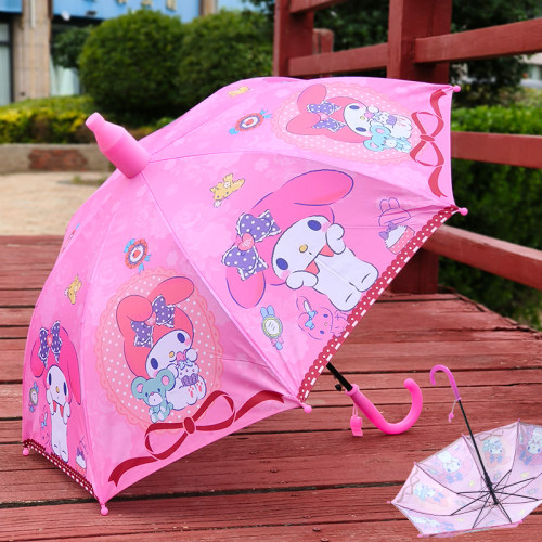 美乐蒂卡通动漫儿童雨伞幼儿园小学生遮阳晴雨伞防雨伞女孩自动伞