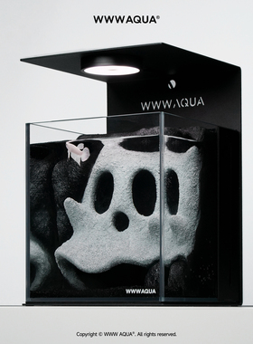 K11 X WWWAQUA 鬼马系列古斯特斗鱼专用鱼缸造景生态全套小型客厅