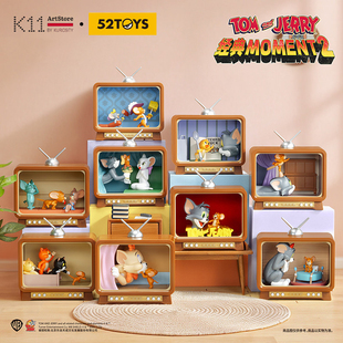 K11 52TOYS 正品经典猫和老鼠TOM and JERRY摆件MOMENT 2盲盒礼物