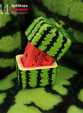 K11 artstore潮玩 所乐发财西瓜手办桌面装饰玩具家居摆件