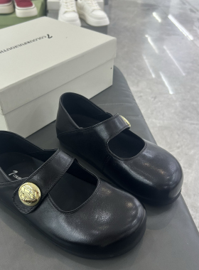 诗路花语七彩青春女鞋2026春真皮软底玛丽珍鞋内增高单鞋91-6066