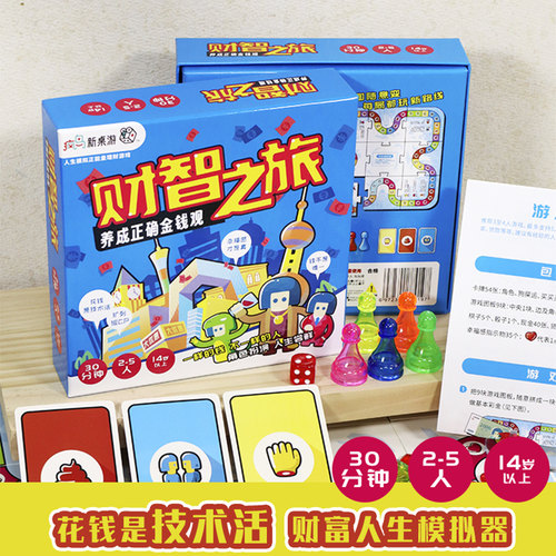 富翁游戏棋小学生财智之旅桌游