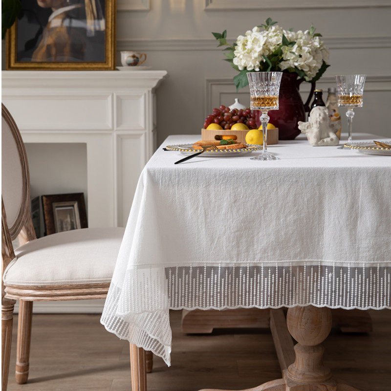 暖色调法式唯美流星雨花边纯色桌布茶几梳妆台盖布桌布拍照背景布,居家布艺,桌布,淘宝优惠券,粉丝福利购,淘宝优惠卷