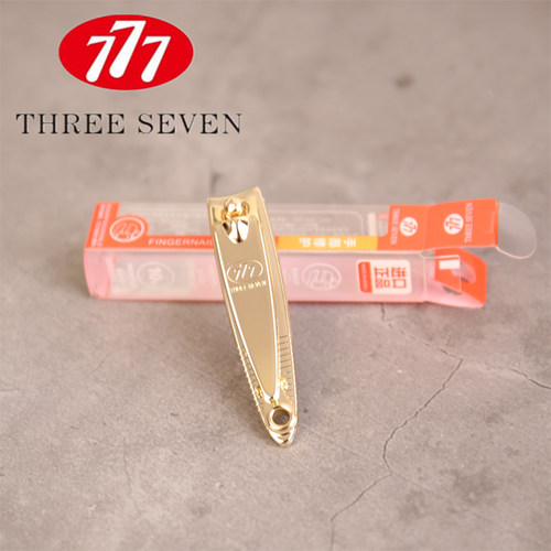 韩国正品777指甲钳指甲刀指甲挫N-602G镀金指甲剪婴幼儿专用小号